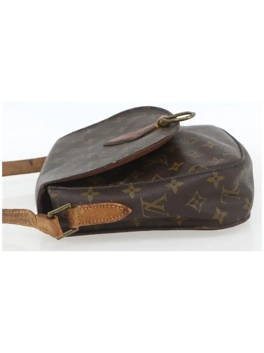 Authentic LOUIS VUITTON Monogram Saint Cloud GM Shoulder Bag M51242 LV
